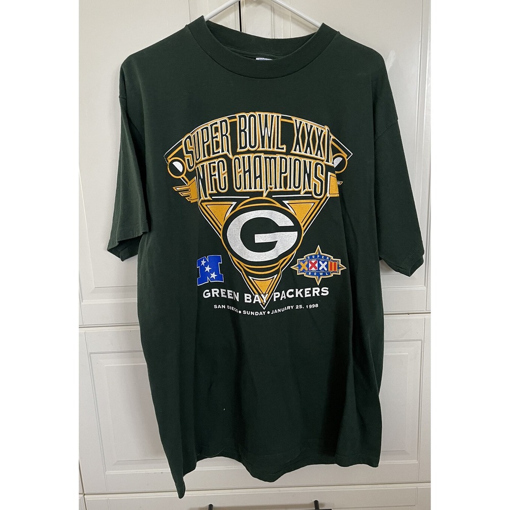 1996 NFC GREEN BAY PACKERS Champions (XL) T-Shirt SUPER BOWL XXXI BRETT FAVRE